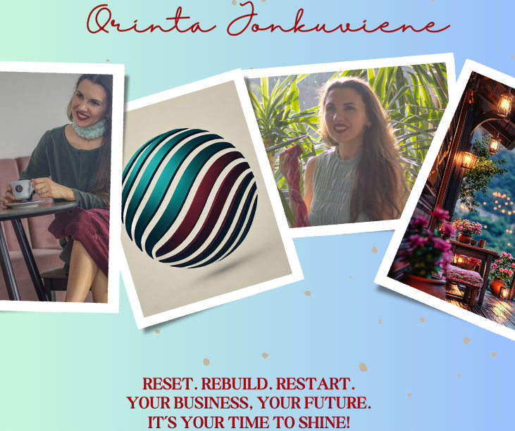 4-ių mėnesių Verslo Kickstart Programa ir VIP BusinessWoman Klubo Narystė!